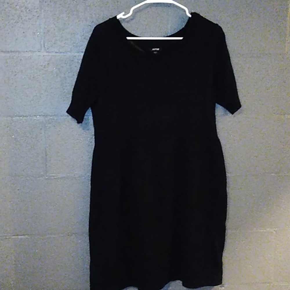 Black sweater dress